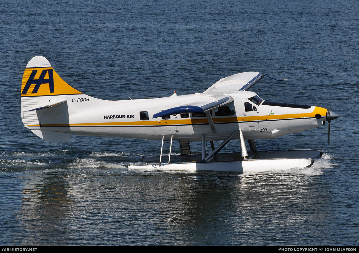 Aircraft Photo of C-FODH | Vazar DHC-3T Turbine Otter | Harbour Air | AirHistory.net #172501
