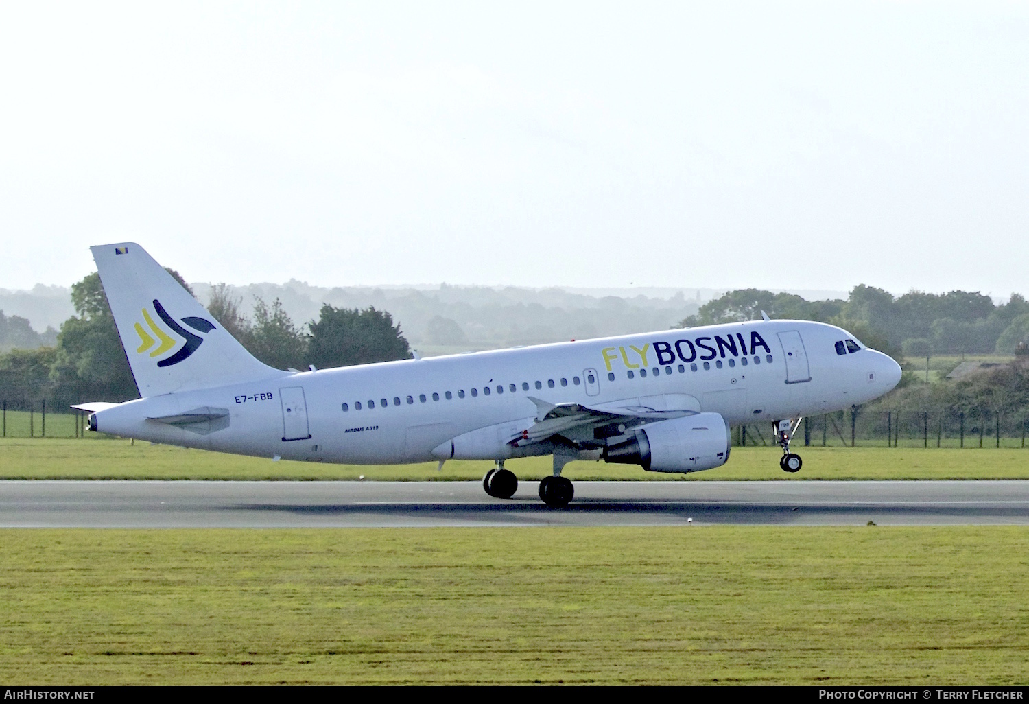 Aircraft Photo of E7-FBB | Airbus A319-112 | Fly Bosnia | AirHistory.net #172518