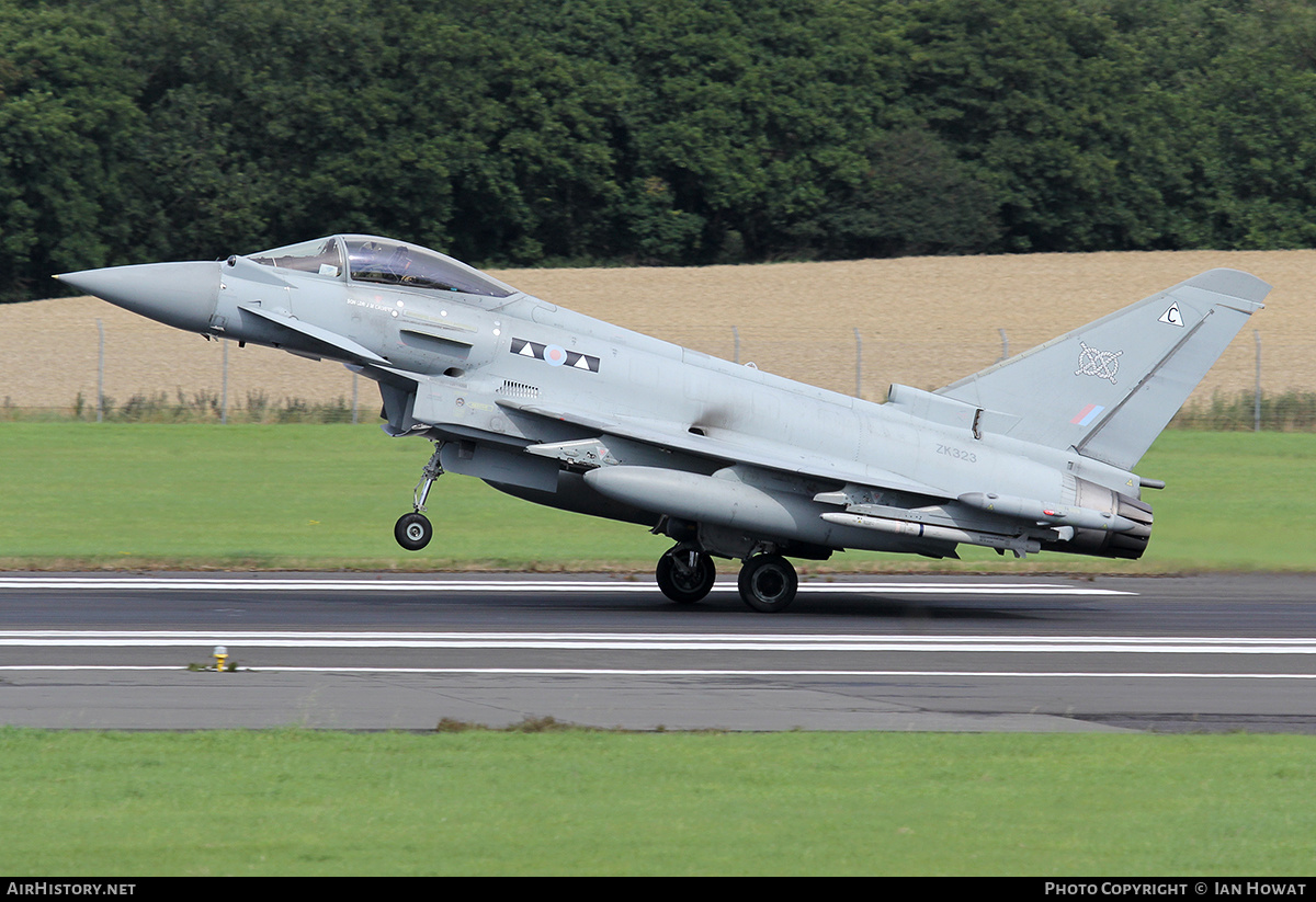 Aircraft Photo of ZK323 | Eurofighter EF-2000 Typhoon FGR4 | UK - Air Force | AirHistory.net #172526