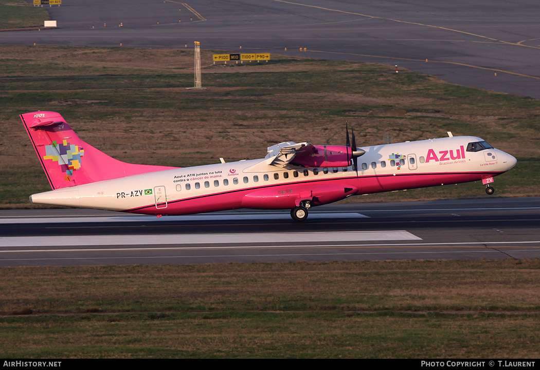 Aircraft Photo of PR-AZV | ATR ATR-72-212 | Azul Linhas Aéreas Brasileiras | AirHistory.net #172554
