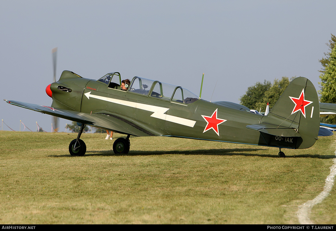 Aircraft Photo of OO-IAK / 1 white | Yakovlev Yak-18 | Soviet Union - Air Force | AirHistory.net #172555