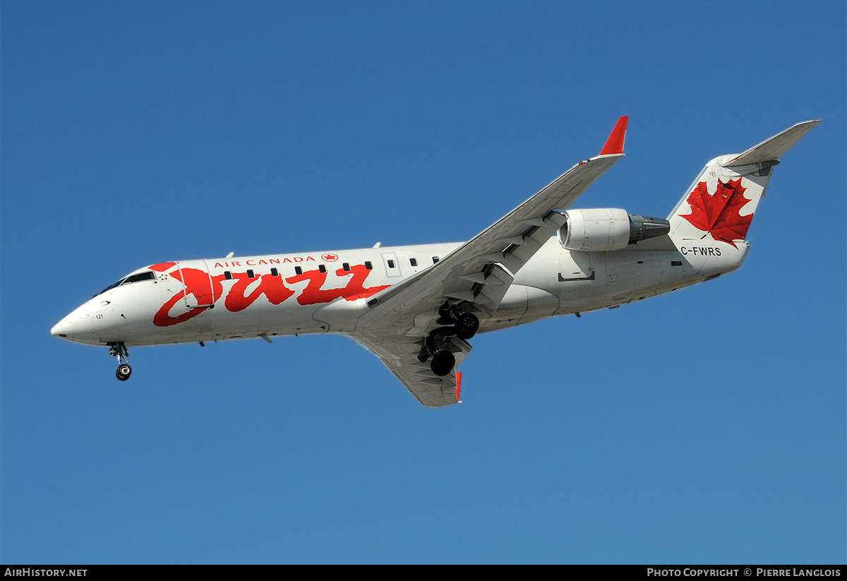 Aircraft Photo of C-FWRS | Canadair CRJ-100ER (CL-600-2B19) | Air Canada Jazz | AirHistory.net #172573