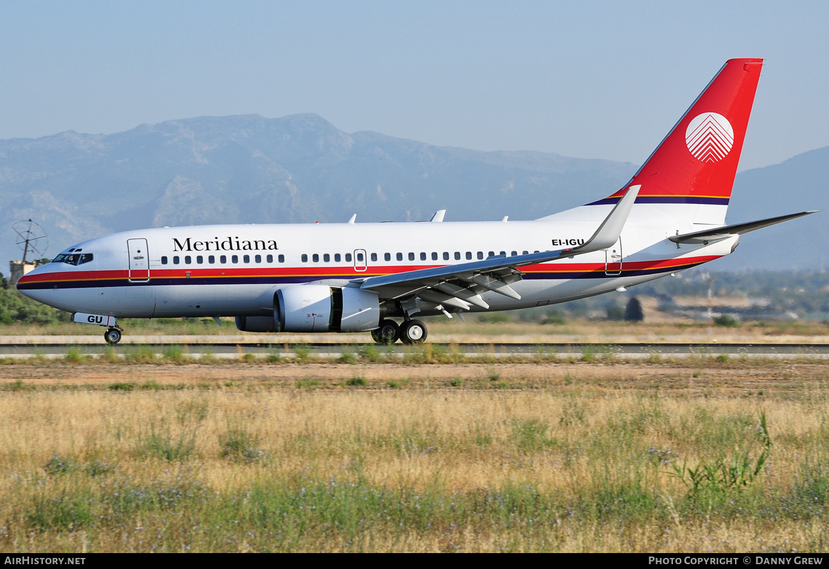 Aircraft Photo of EI-IGU | Boeing 737-73V | Meridiana | AirHistory.net #172580