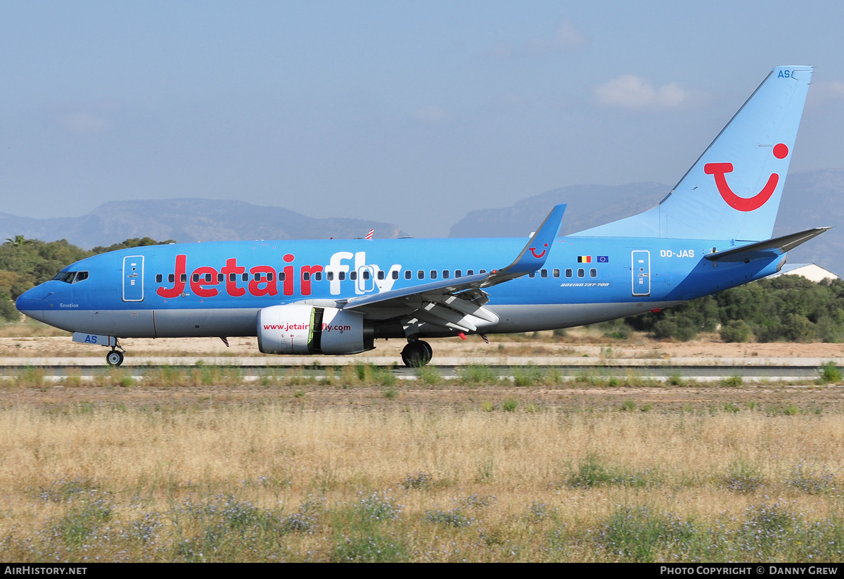 Aircraft Photo of OO-JAS | Boeing 737-7K5 | Jetairfly | AirHistory.net #172581