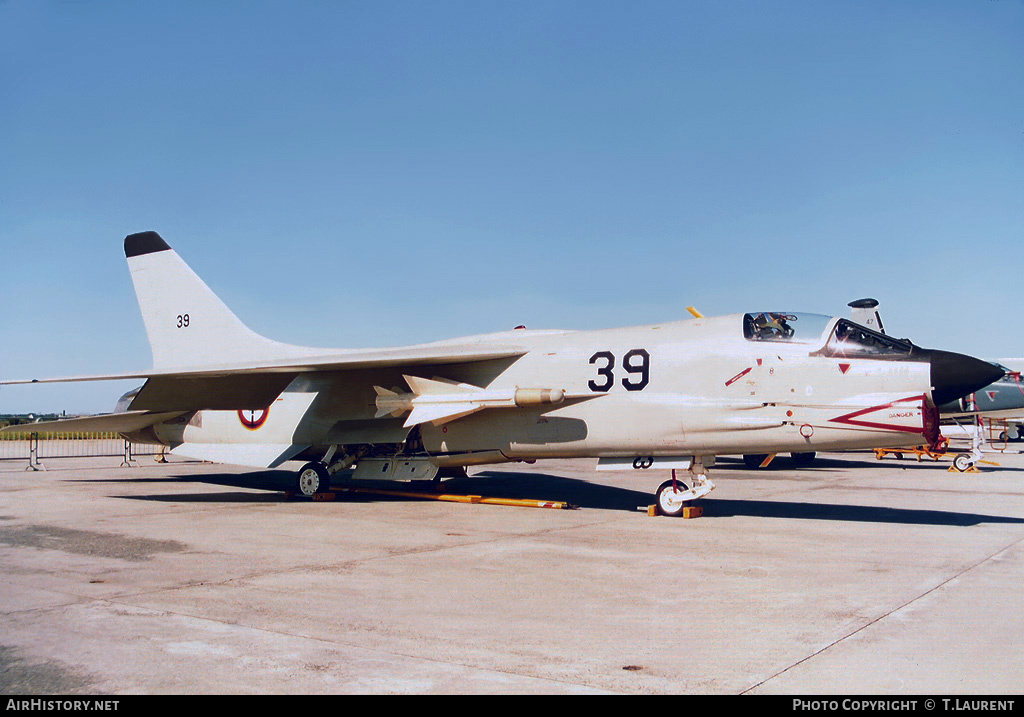 Aircraft Photo of 39 | Vought F-8E(FN) Crusader | France - Navy | AirHistory.net #172592