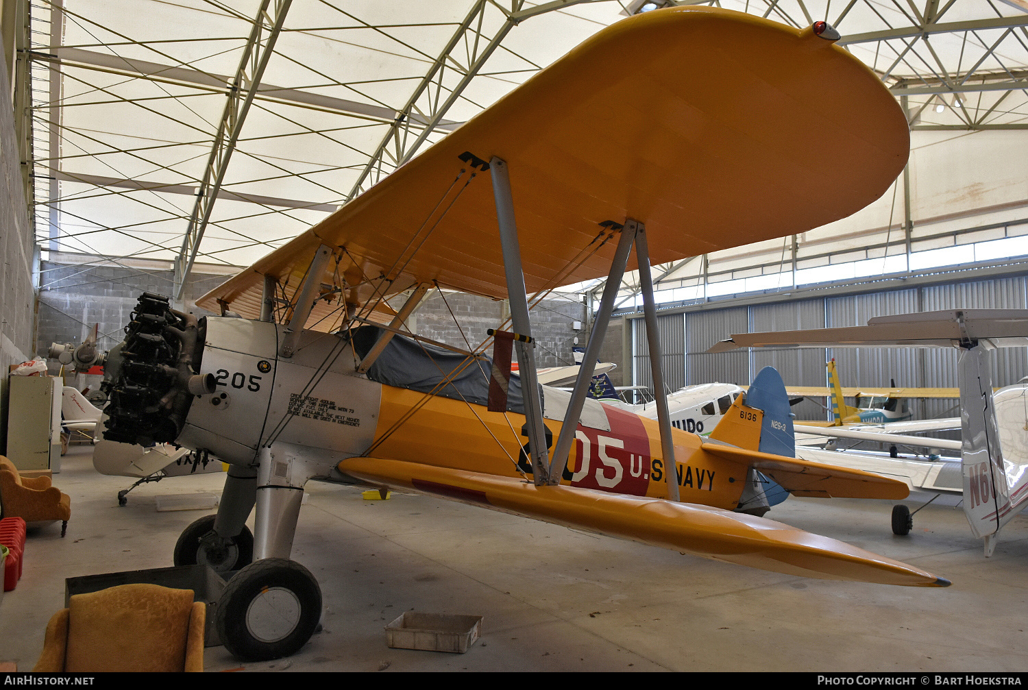 Aircraft Photo of G-BRUJ / 6136 | Boeing N2S-3 Kaydet (B75N1) | USA - Navy | AirHistory.net #172612