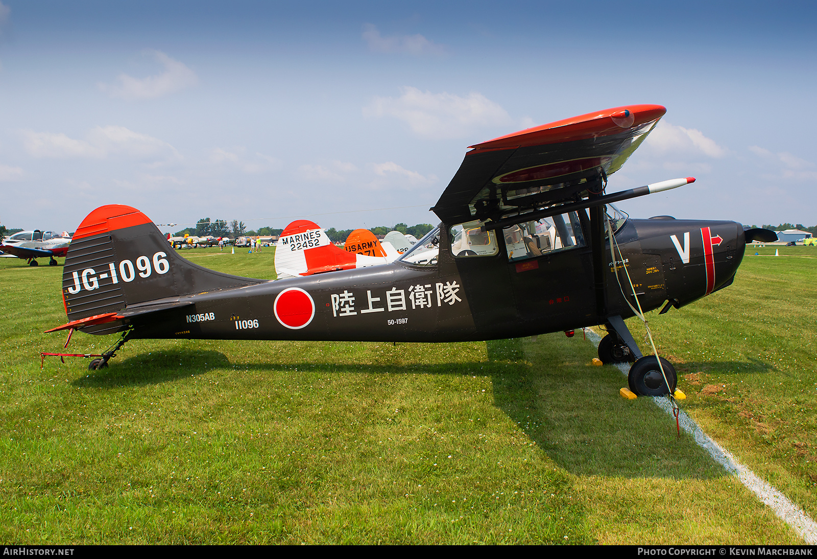 Aircraft Photo of N305AB / JG-1096 | Cessna O-1A Bird Dog | Japan - Air Force | AirHistory.net #172624