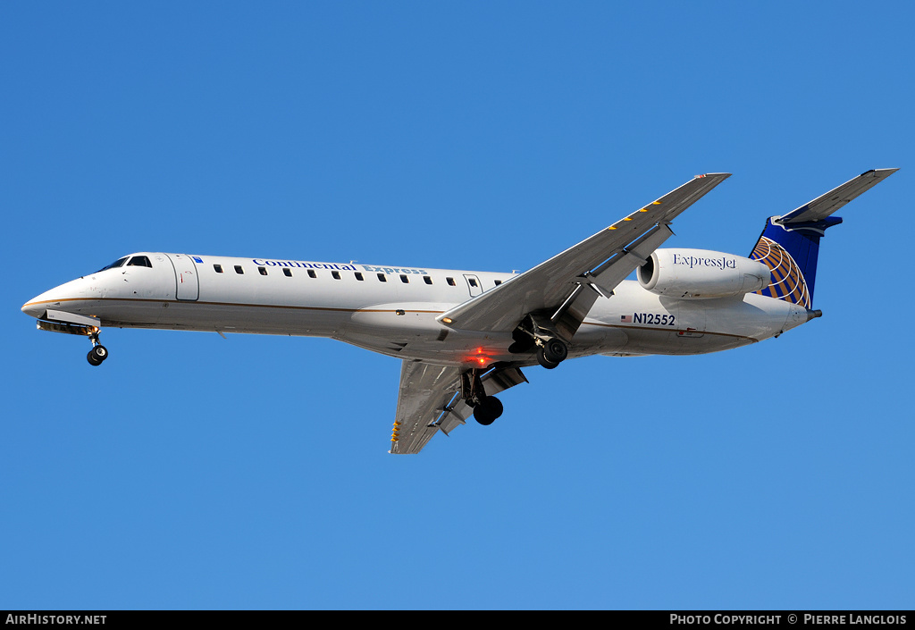 Aircraft Photo of N12552 | Embraer ERJ-145LR (EMB-145LR) | Continental Express | AirHistory.net #172634