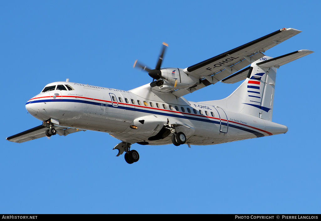 Aircraft Photo of F-OHGL | ATR ATR-42-300 | Air Saint-Pierre | AirHistory.net #172635