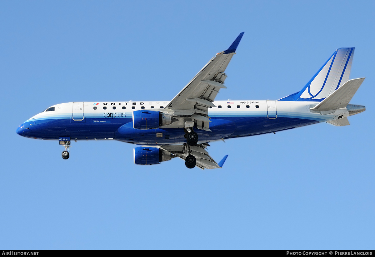 Aircraft Photo of N633RW | Embraer 170SE (ERJ-170-100SE) | United Express | AirHistory.net #172638