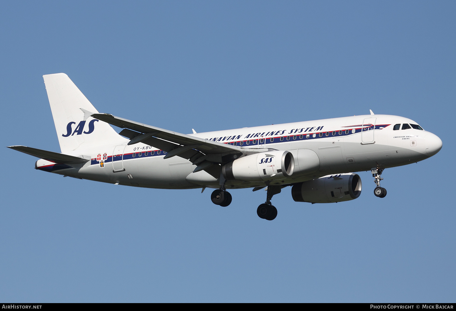 Aircraft Photo of OY-KBO | Airbus A319-132 | Scandinavian Airlines - SAS | Scandinavian Airlines System - SAS | AirHistory.net #172639