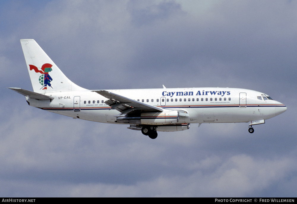 Aircraft Photo of VP-CAL | Boeing 737-205/Adv | Cayman Airways | AirHistory.net #172647