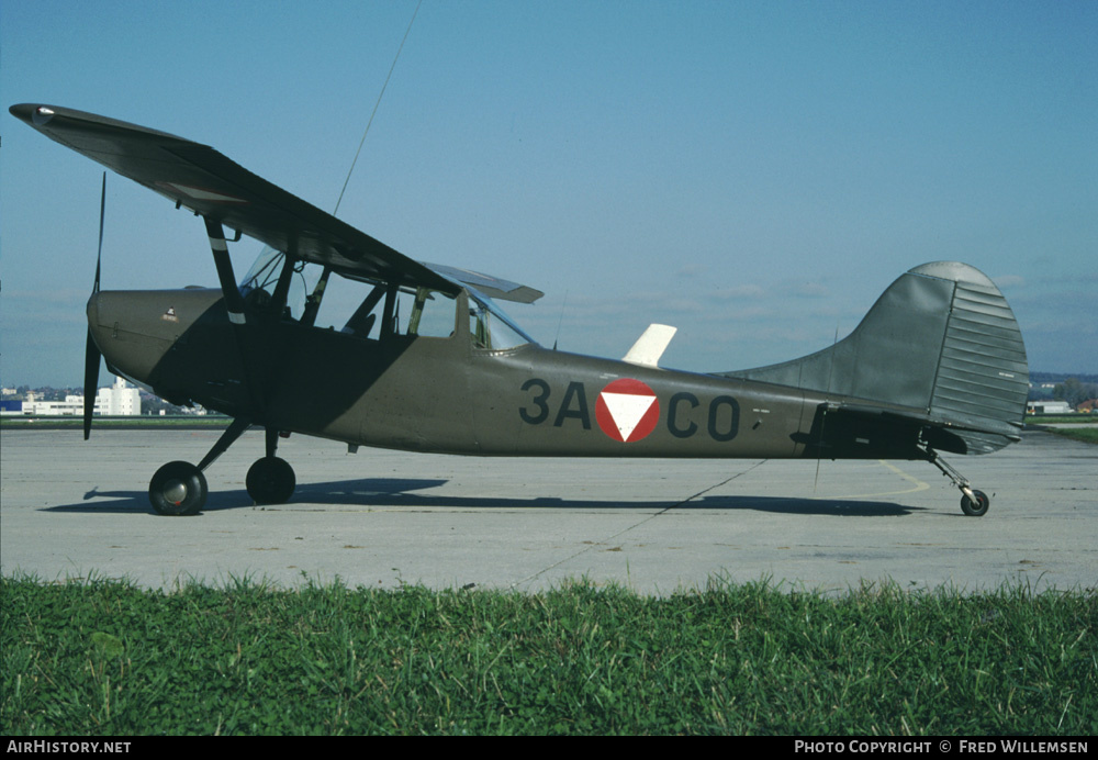 Aircraft Photo of 3A-CO | Cessna O-1E Bird Dog (305C/L-19E) | Austria - Air Force | AirHistory.net #172662