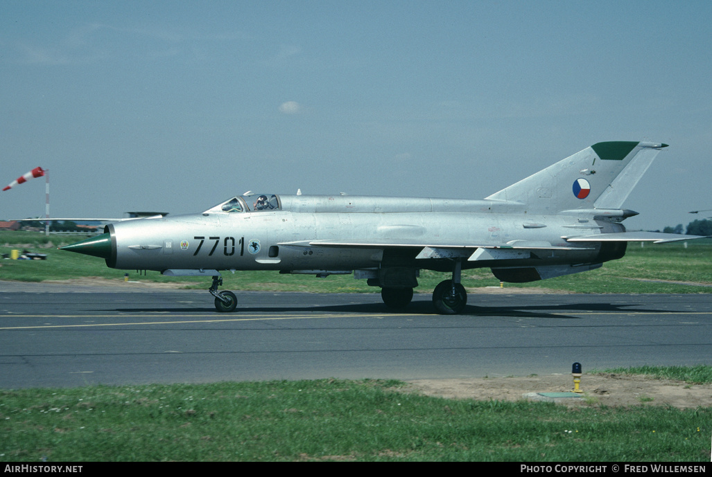 Aircraft Photo of 7701 | Mikoyan-Gurevich MiG-21MF | Czechia - Air Force | AirHistory.net #172671