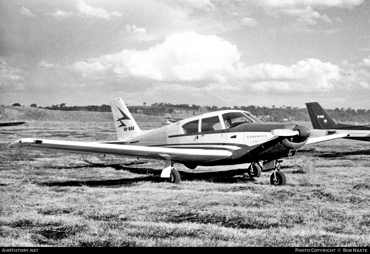 Aircraft Photo of VH-BAK | Piper PA-24-250 Comanche | AirHistory.net #172710