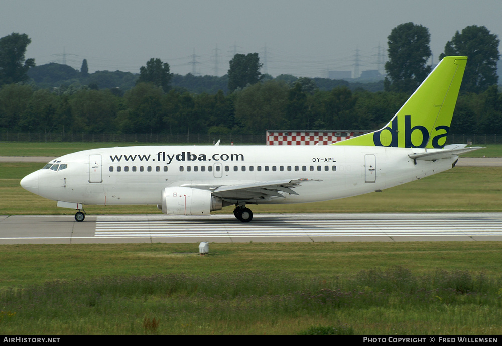 Aircraft Photo of OY-APL | Boeing 737-5L9 | DBA - Deutsche BA | AirHistory.net #172744