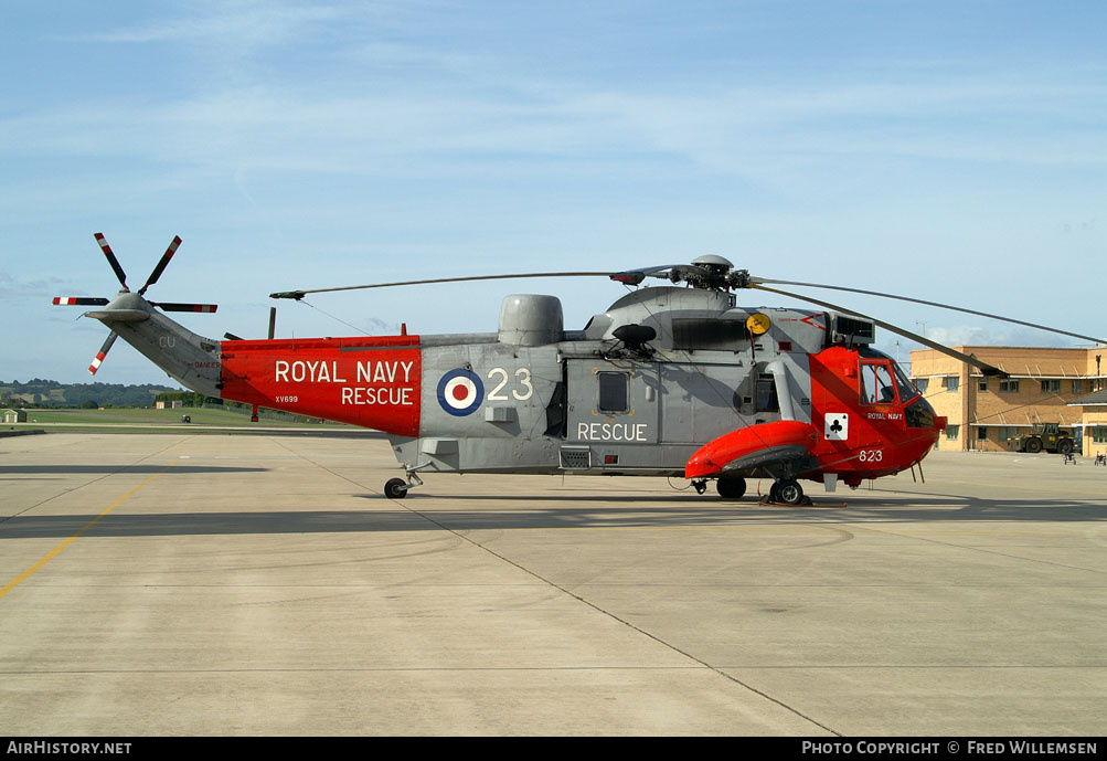 Aircraft Photo of XV699 | Westland WS-61 Sea King HU5 | UK - Navy | AirHistory.net #172757