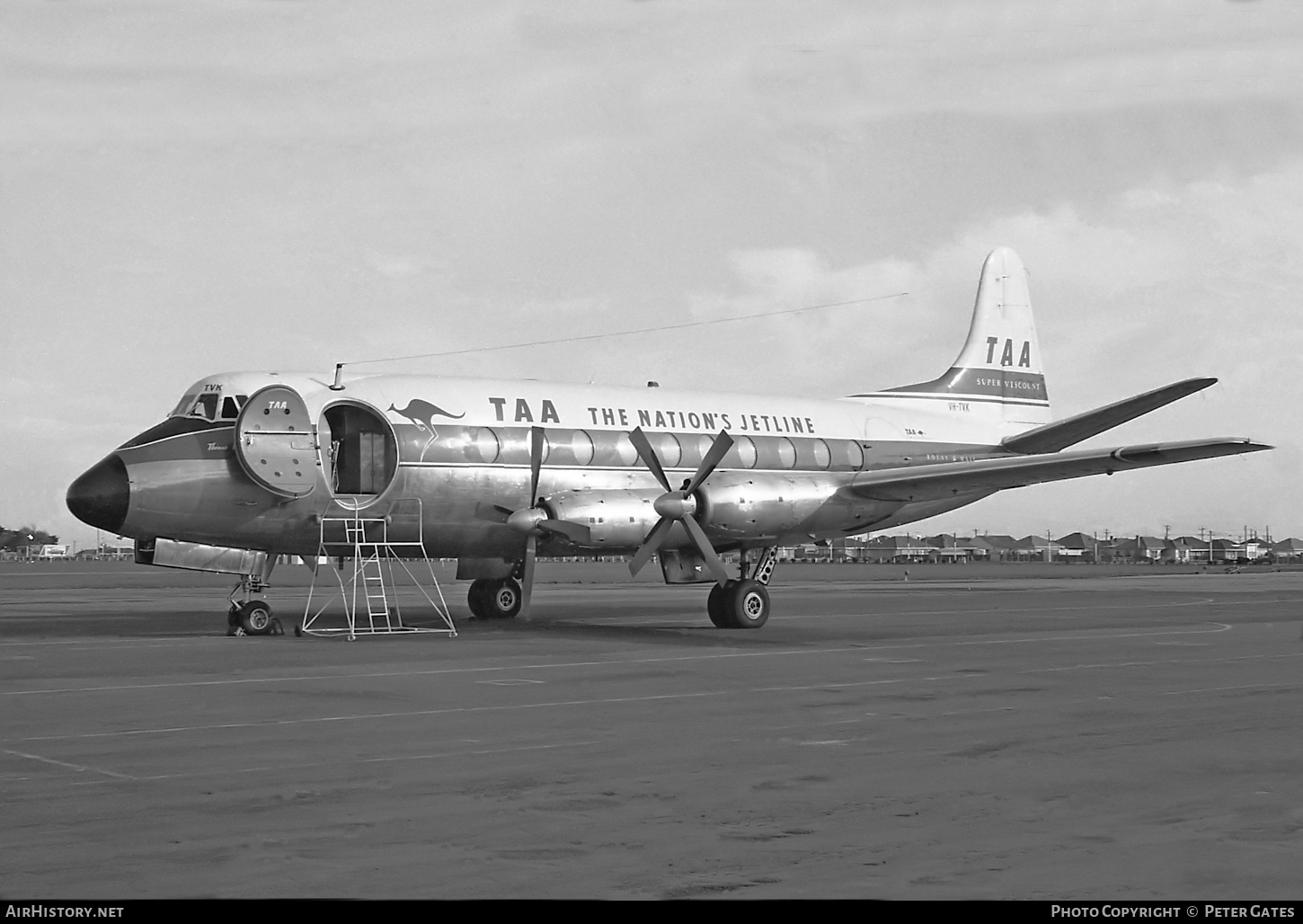 Aircraft Photo of VH-TVK | Vickers 756D Viscount | Trans-Australia Airlines - TAA | AirHistory.net #172769