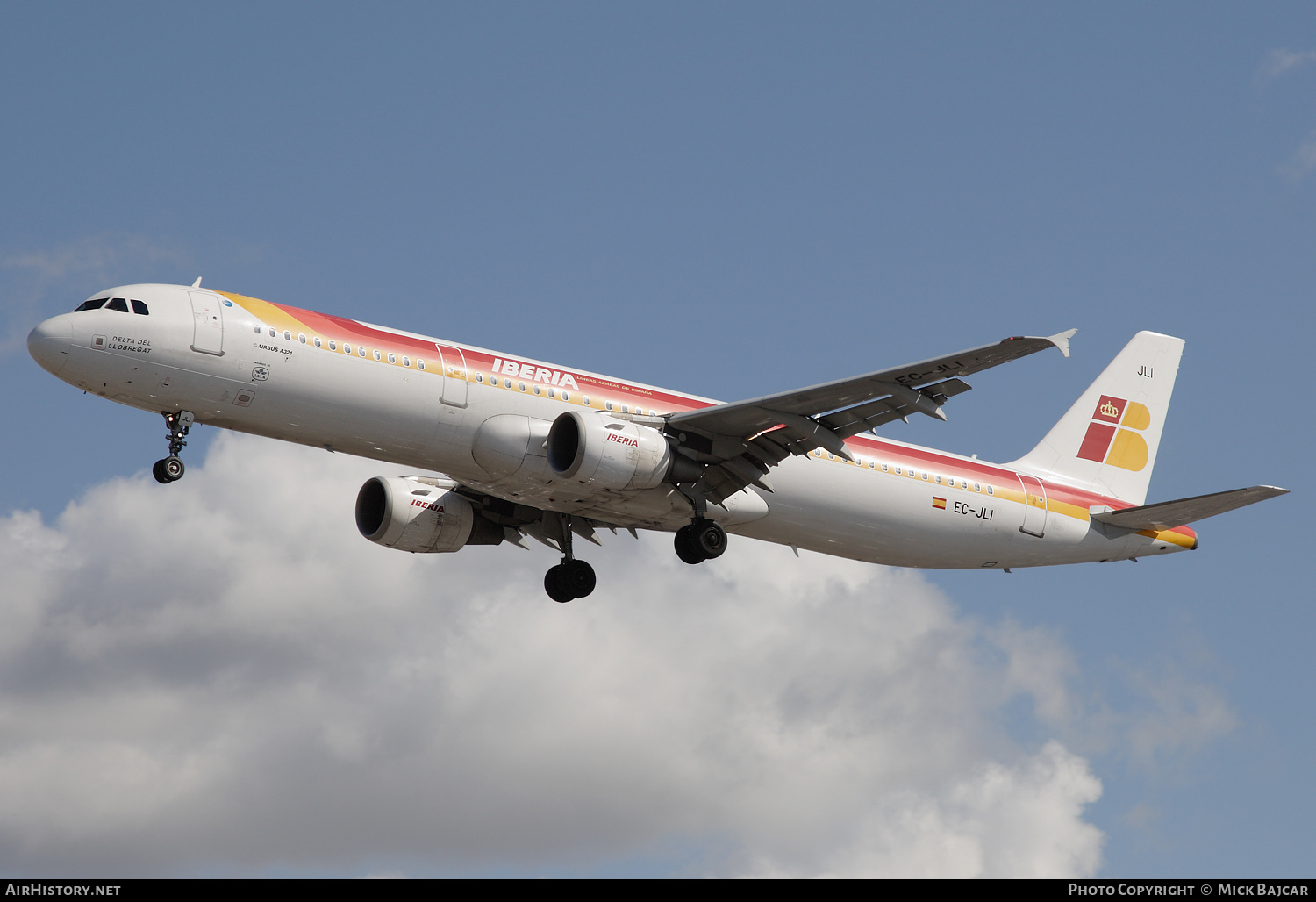 Aircraft Photo of EC-JLI | Airbus A321-211 | Iberia | AirHistory.net #172772