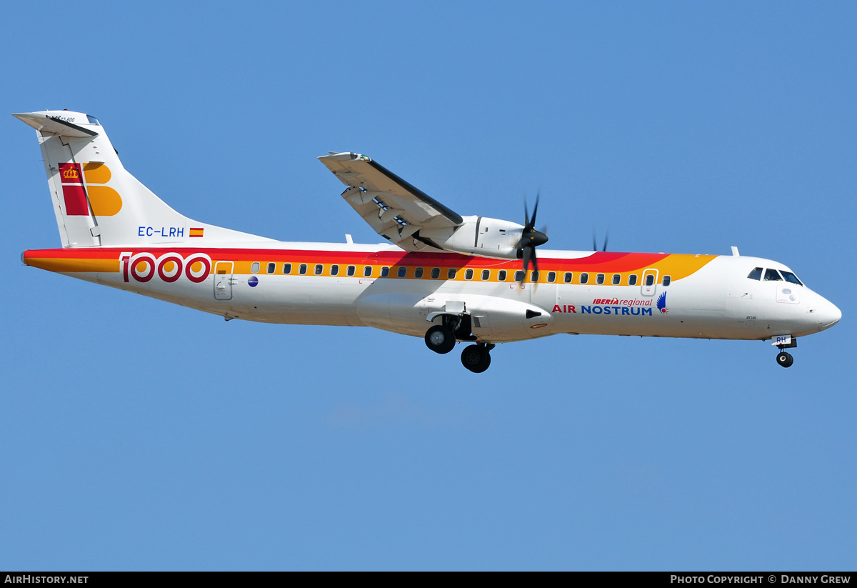 Aircraft Photo of EC-LRH | ATR ATR-72-600 (ATR-72-212A) | Iberia Regional | AirHistory.net #172805