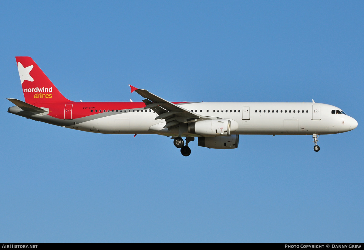 Aircraft Photo of VQ-BRN | Airbus A321-231 | Nordwind Airlines | AirHistory.net #172808