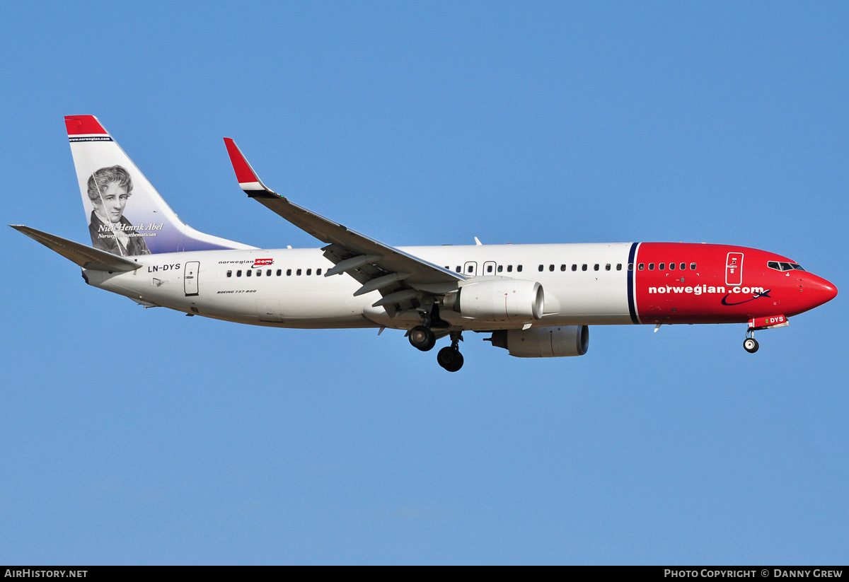 Aircraft Photo of LN-DYS | Boeing 737-8JP | Norwegian | AirHistory.net #172814