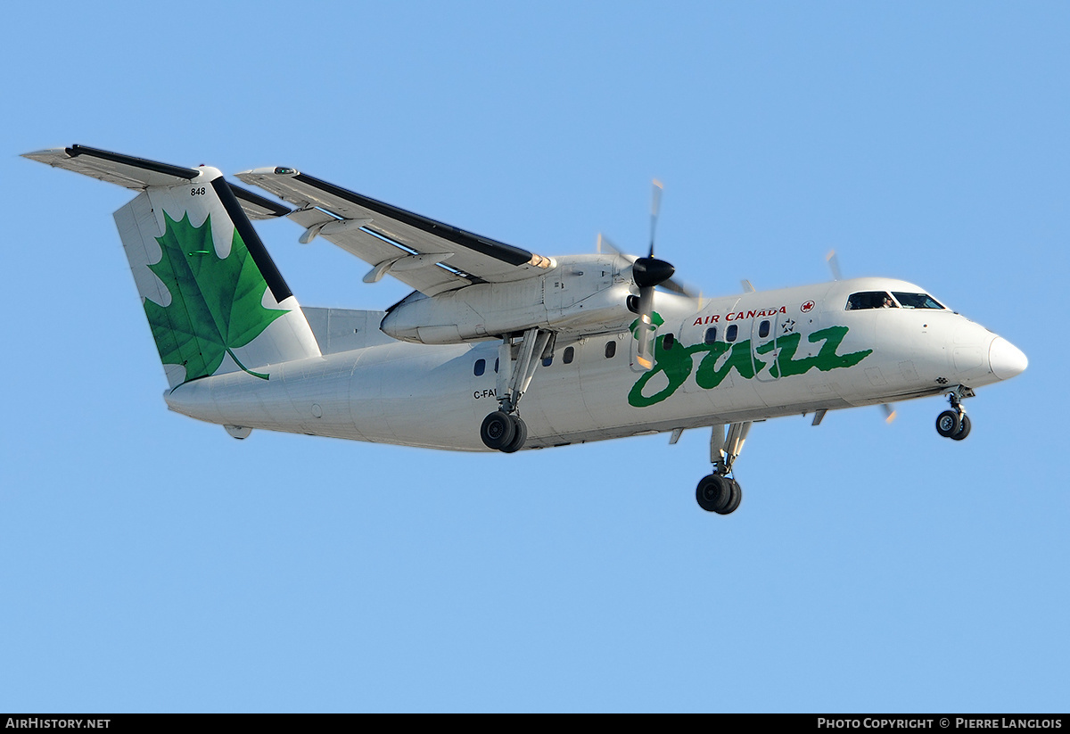 Aircraft Photo of C-FABT | De Havilland Canada DHC-8-102 Dash 8 | Air Canada Jazz | AirHistory.net #172819