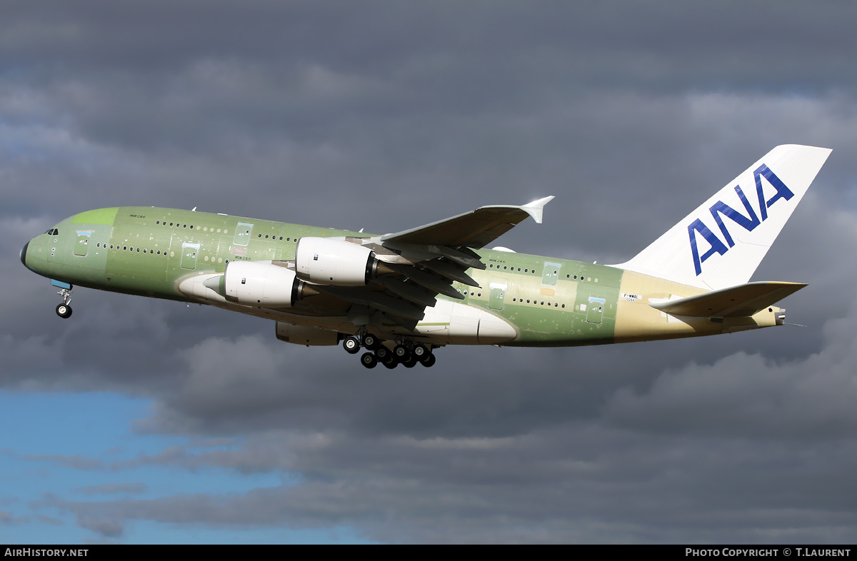 Aircraft Photo of F-WWAL | Airbus A380-841 | All Nippon Airways - ANA | AirHistory.net #172864