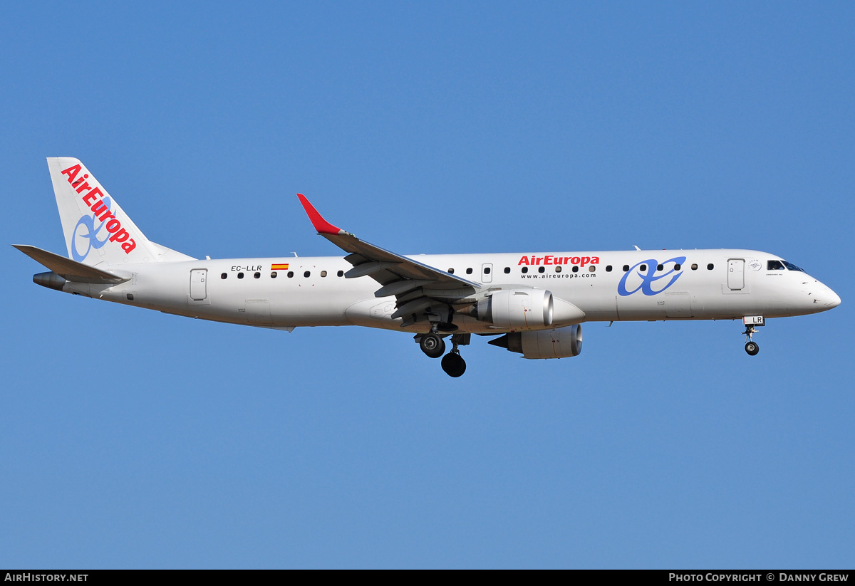 Aircraft Photo of EC-LLR | Embraer 195LR (ERJ-190-200LR) | Air Europa | AirHistory.net #172872