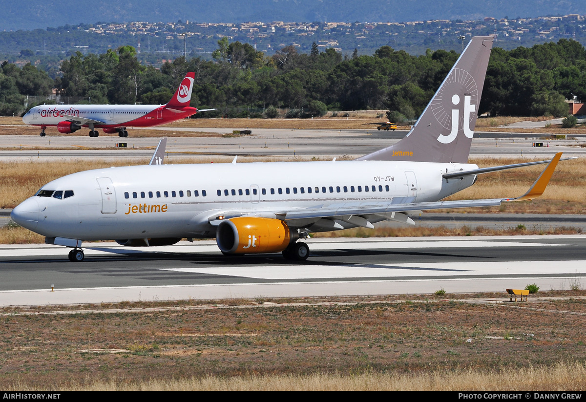 Aircraft Photo of OY-JTW | Boeing 737-7L9 | Jettime | AirHistory.net #172911