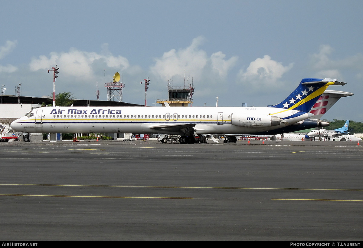 Aircraft Photo of T9-AAC | McDonnell Douglas MD-81 (DC-9-81) | Air Max Africa | AirHistory.net #172914