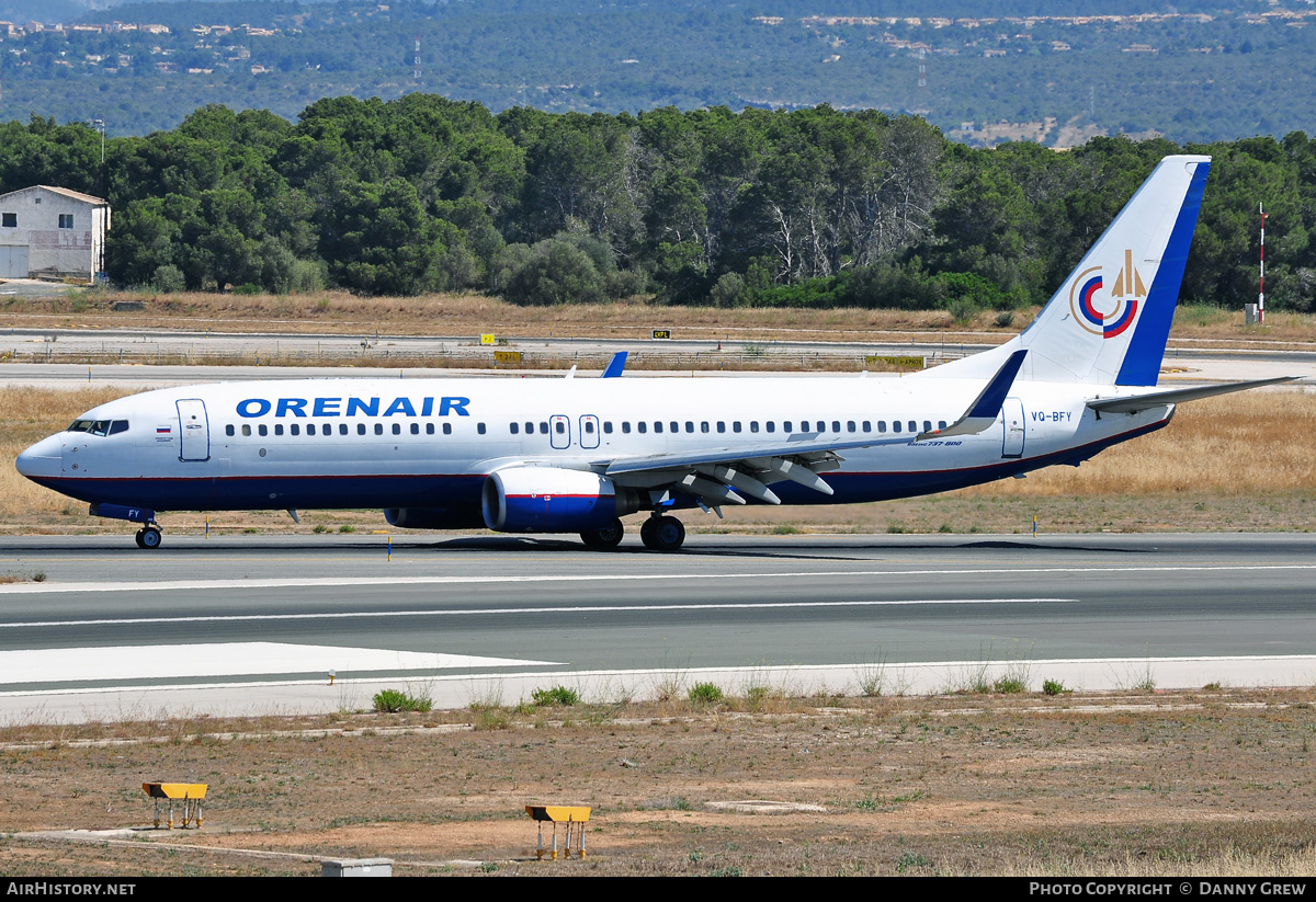 Aircraft Photo of VQ-BFY | Boeing 737-86N | Orenair | AirHistory.net #172922