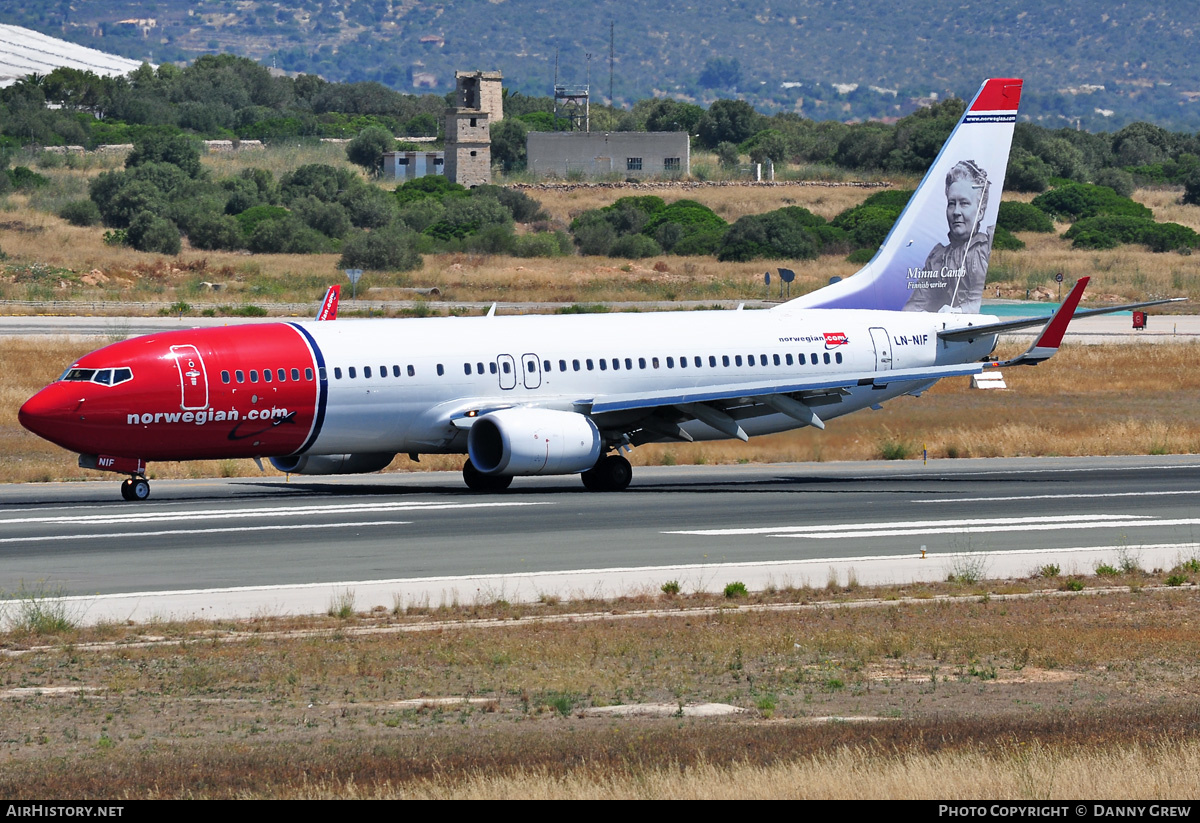 Aircraft Photo of LN-NIF | Boeing 737-8JP | Norwegian | AirHistory.net #172924