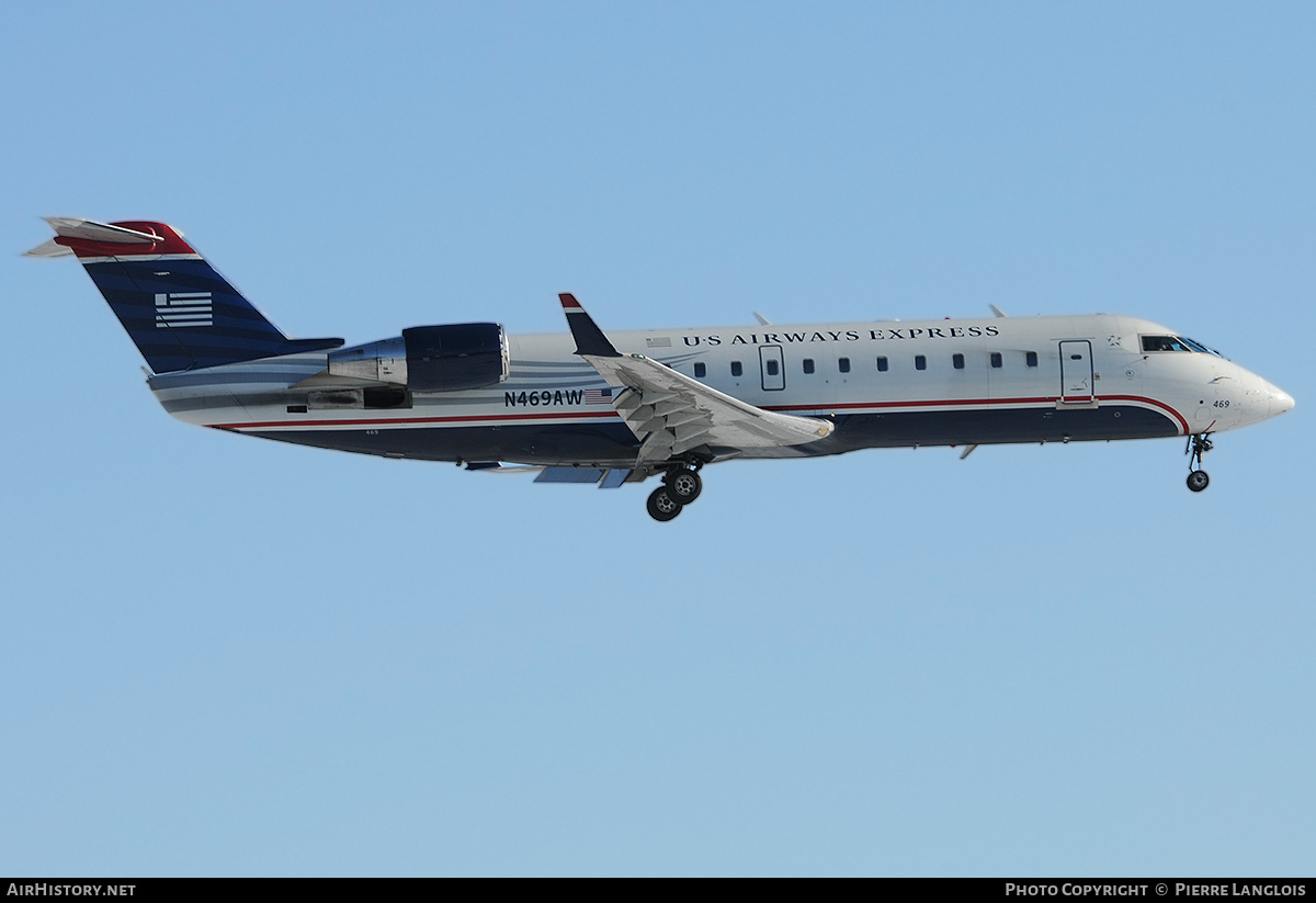 Aircraft Photo of N469AW | Bombardier CRJ-200LR (CL-600-2B19) | US Airways Express | AirHistory.net #172929