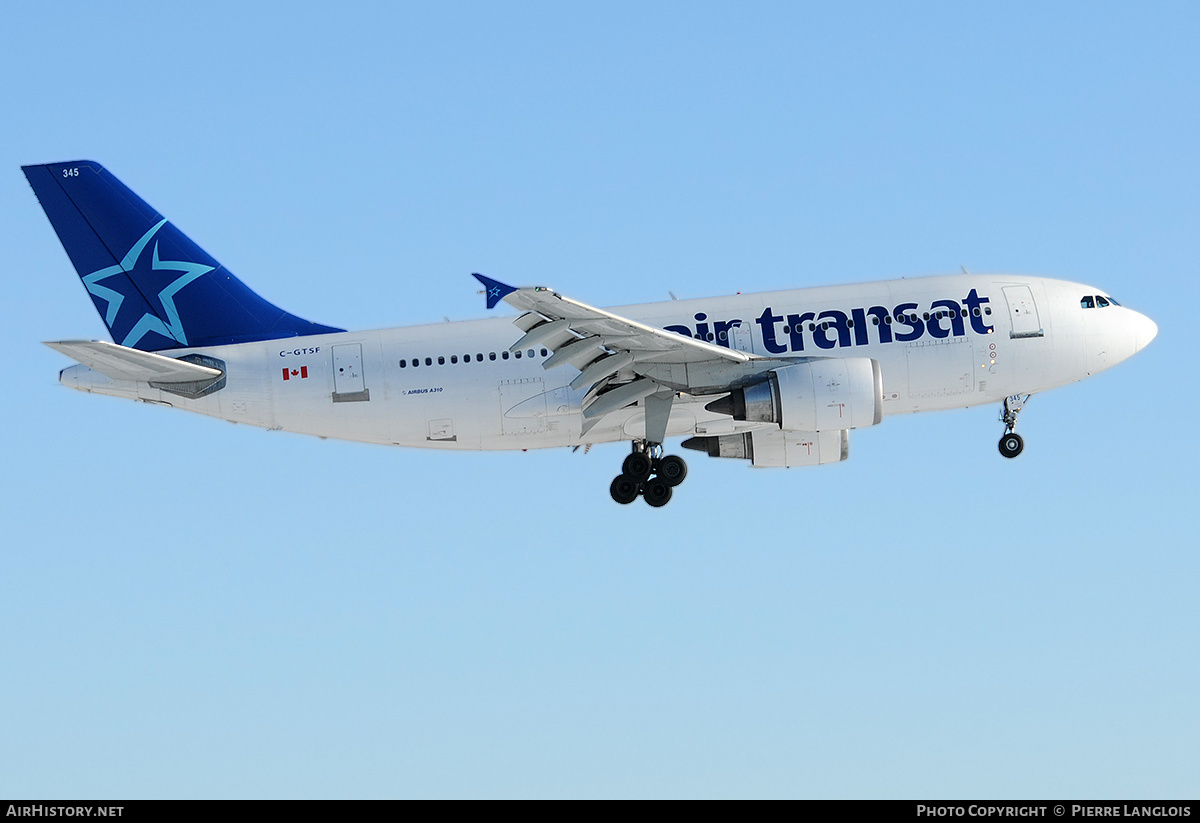 Aircraft Photo of C-GTSF | Airbus A310-304/ET | Air Transat | AirHistory.net #172930