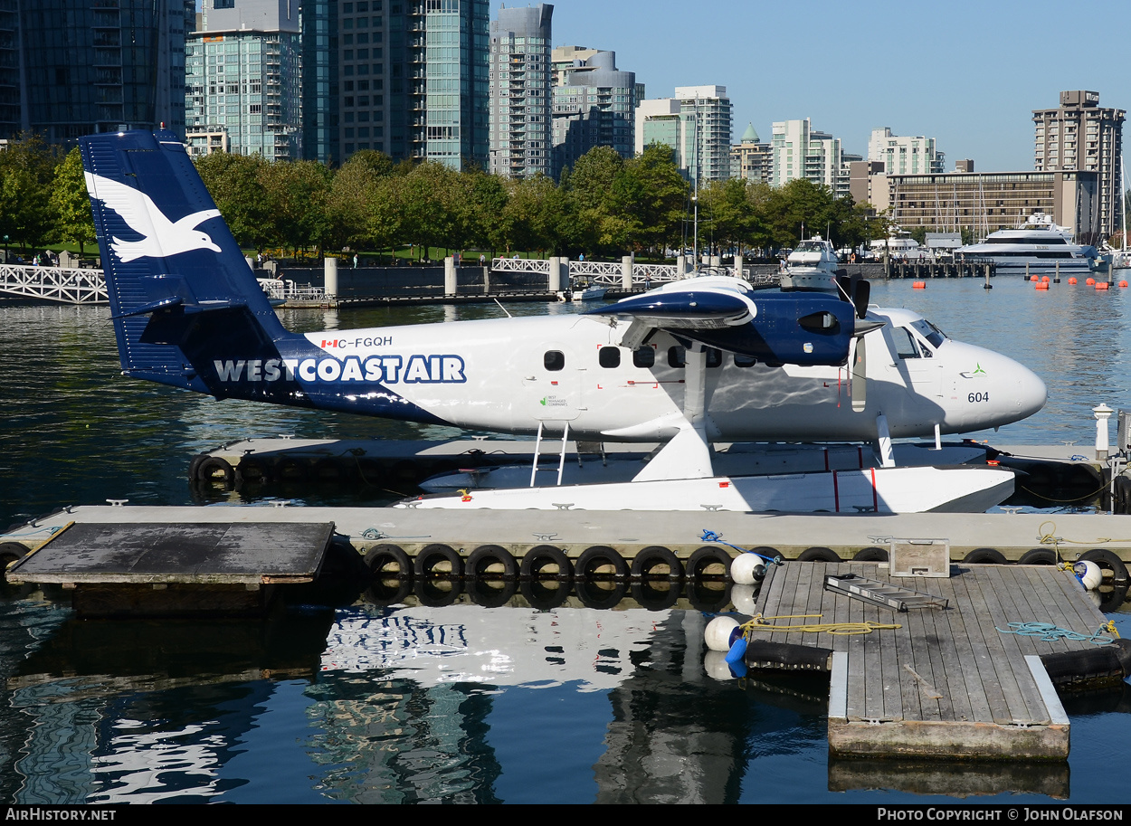 Aircraft Photo of C-FGQH | De Havilland Canada DHC-6-100 Twin Otter | West Coast Air | AirHistory.net #172933