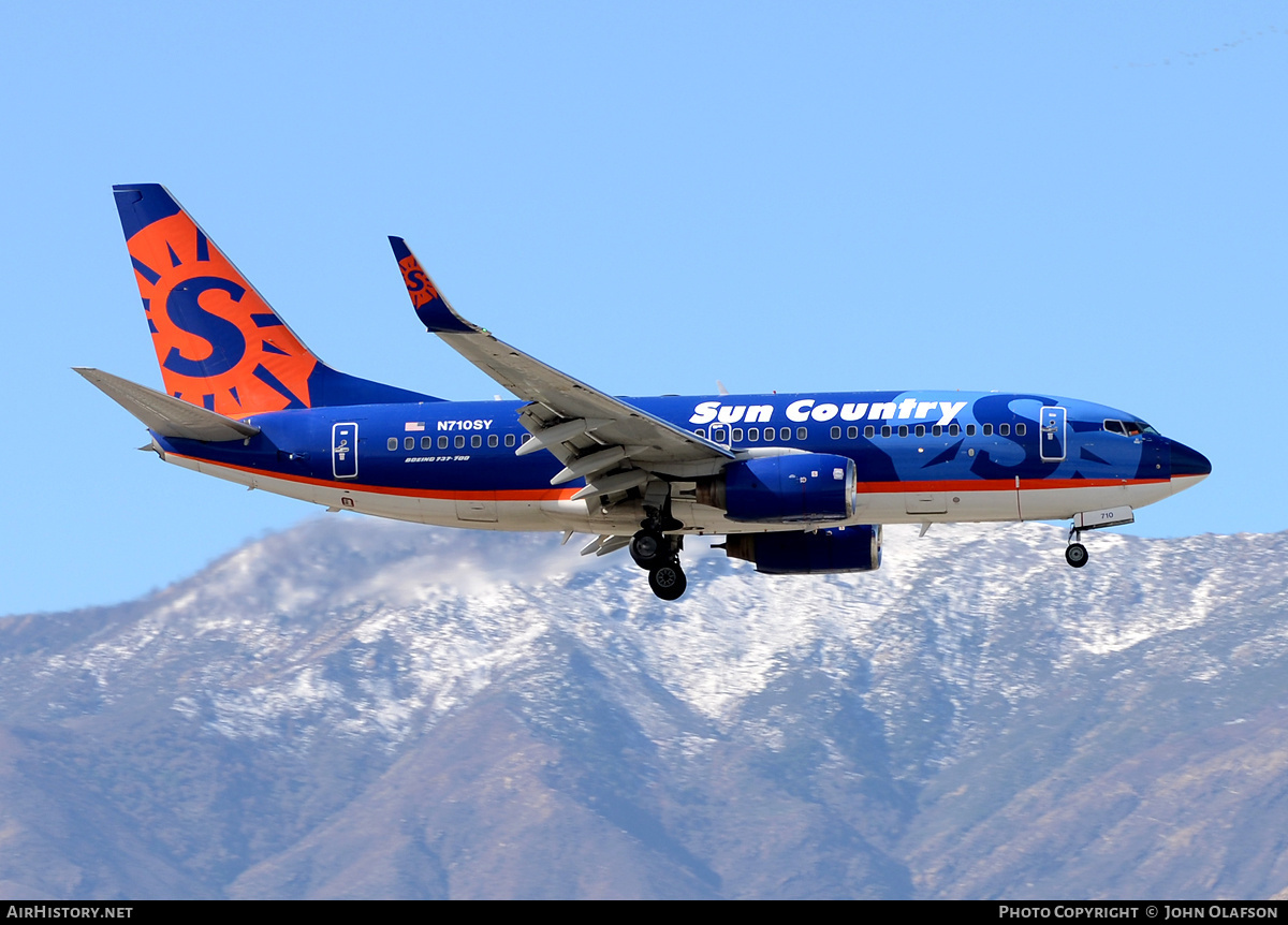 Aircraft Photo of N710SY | Boeing 737-73V | Sun Country Airlines | AirHistory.net #172935
