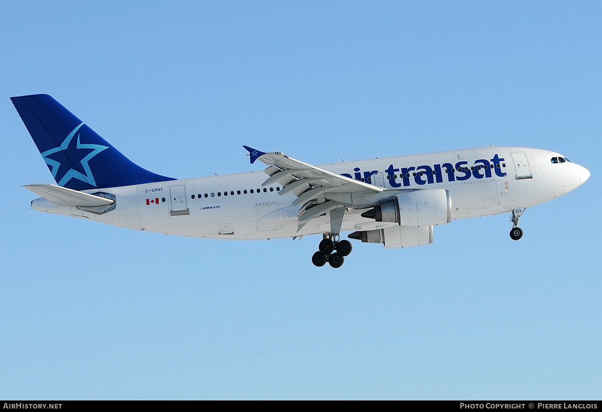 Aircraft Photo of C-GPAT | Airbus A310-308/ET | Air Transat | AirHistory.net #172947