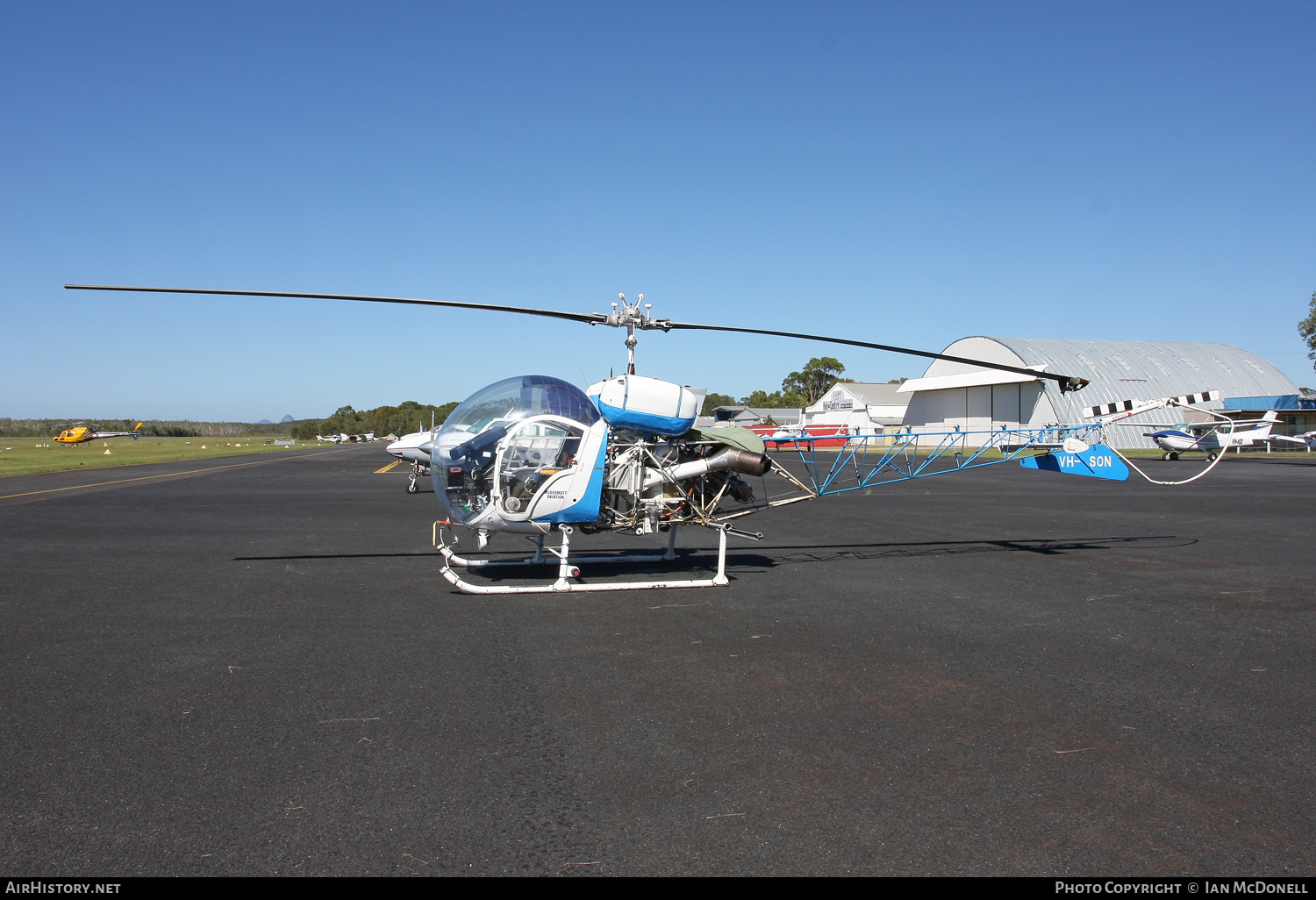 Aircraft Photo of VH-SON | Bell 47G-4 Soloy | McDermott Aviation | AirHistory.net #172948