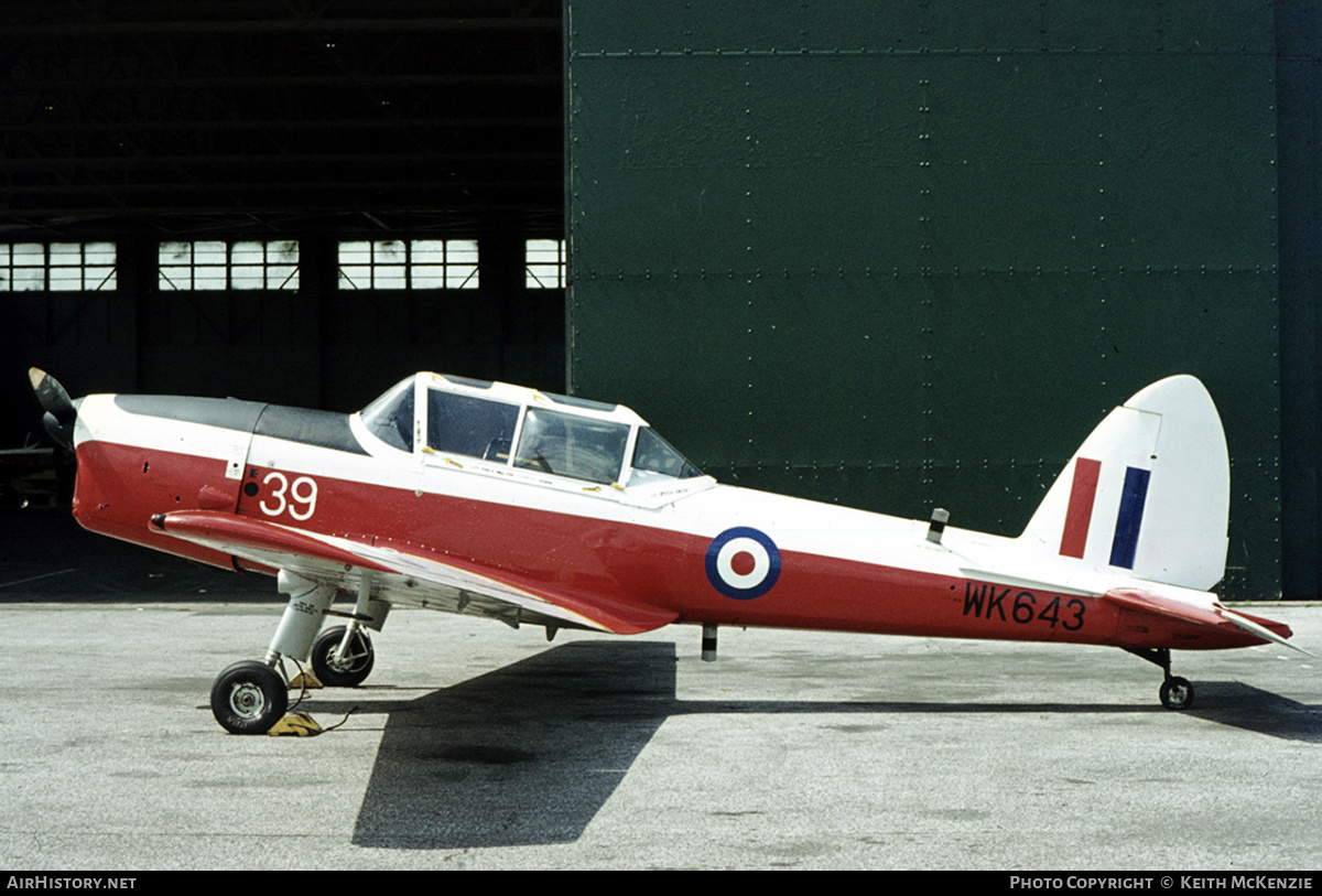 Aircraft Photo of WK643 | De Havilland DHC-1 Chipmunk T10 | UK - Air Force | AirHistory.net #172953