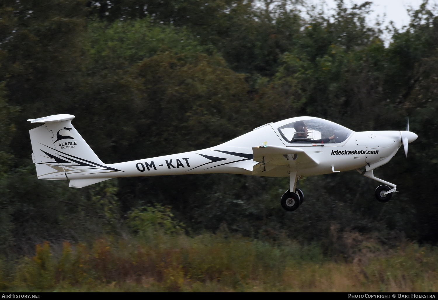 Aircraft Photo of OM-KAT | Diamond DA20-A1 Katana | Letecká Škola Seagle | AirHistory.net #172970
