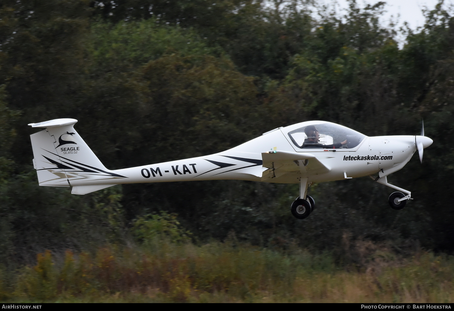 Aircraft Photo of OM-KAT | Diamond DA20A-1 Katana | Letecká Škola Seagle | AirHistory.net #172970
