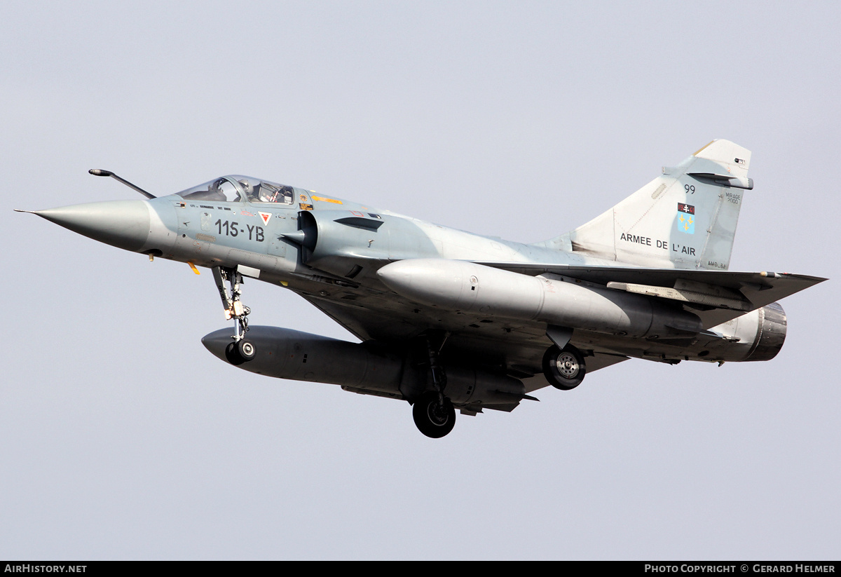 Aircraft Photo of 99 | Dassault Mirage 2000C | France - Air Force | AirHistory.net #172980