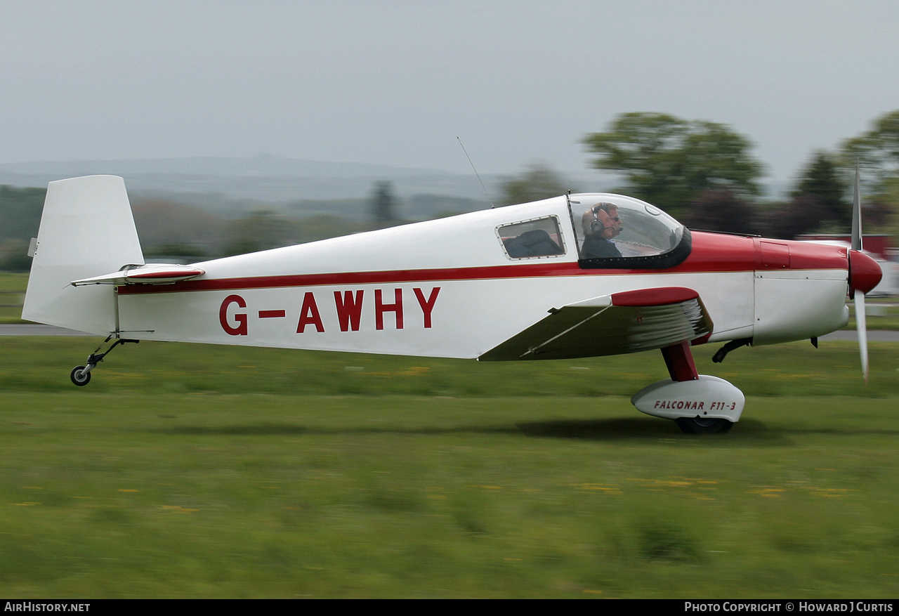 Aircraft Photo of G-AWHY | Falconar F-11-3 | AirHistory.net #173005