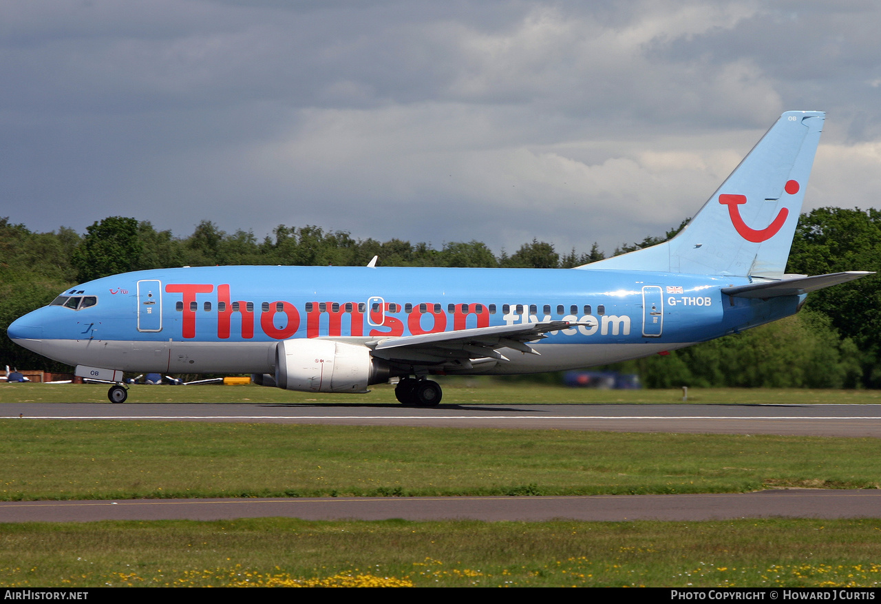 Aircraft Photo of G-THOB | Boeing 737-5L9 | Thomsonfly | AirHistory.net #173006