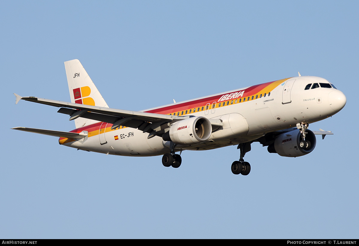 Aircraft Photo of EC-JFH | Airbus A320-214 | Iberia | AirHistory.net #173007