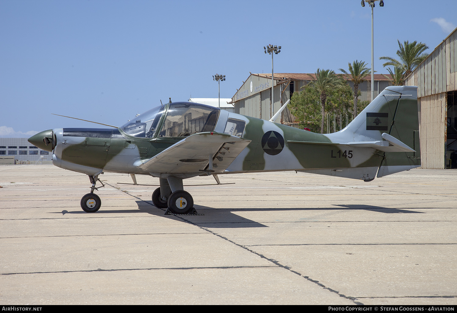 Aircraft Photo of L145 | Scottish Aviation Bulldog 126 | Lebanon - Air Force | AirHistory.net #173039