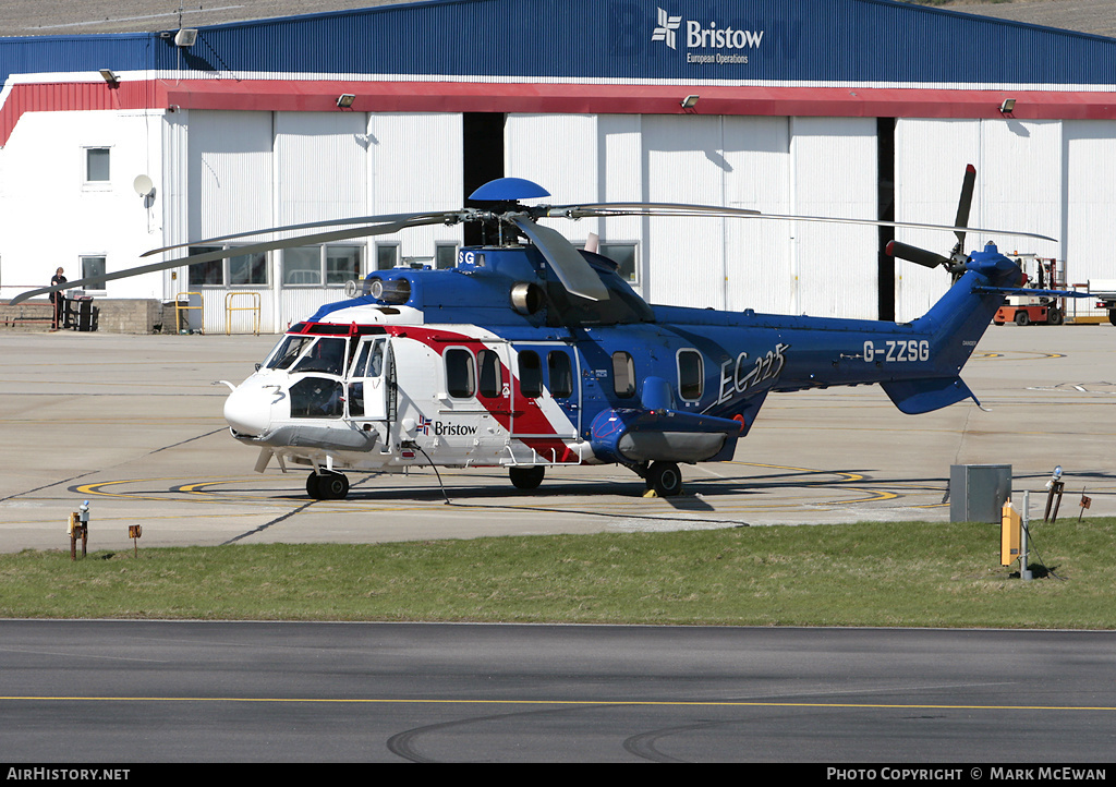 Aircraft Photo of G-ZZSG | Eurocopter EC-225LP Super Puma Mk2+ | Bristow Helicopters | AirHistory.net #173050