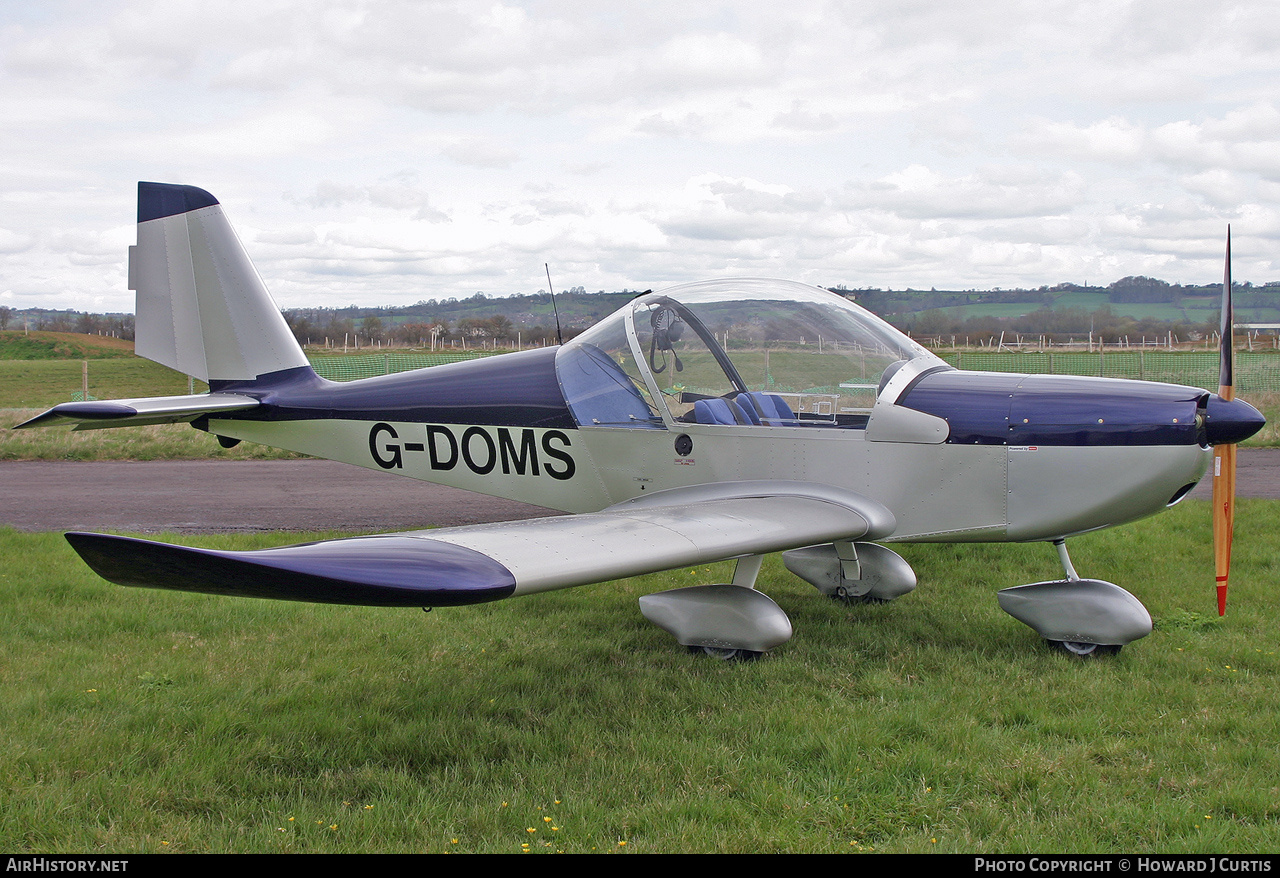 Aircraft Photo of G-DOMS | Evektor-Aerotechnik EV-97A Eurostar | AirHistory.net #173066