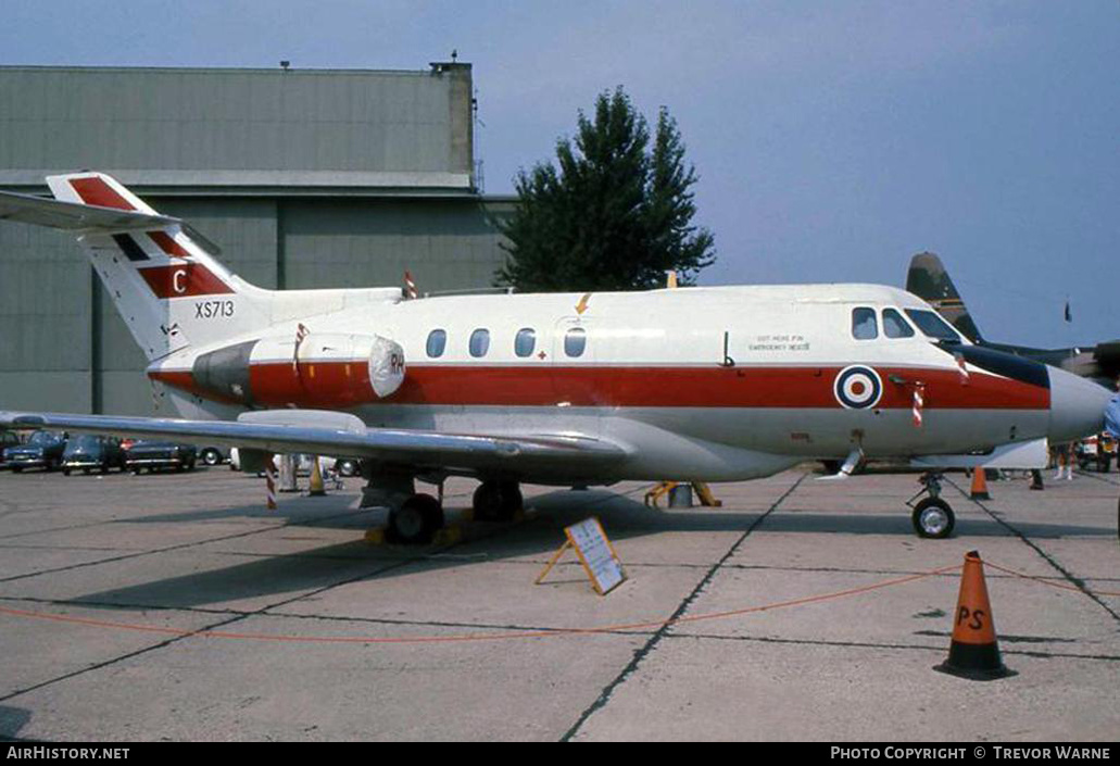 Aircraft Photo of XS713 | Hawker Siddeley HS-125-2 Dominie T1 | UK - Air Force | AirHistory.net #173068